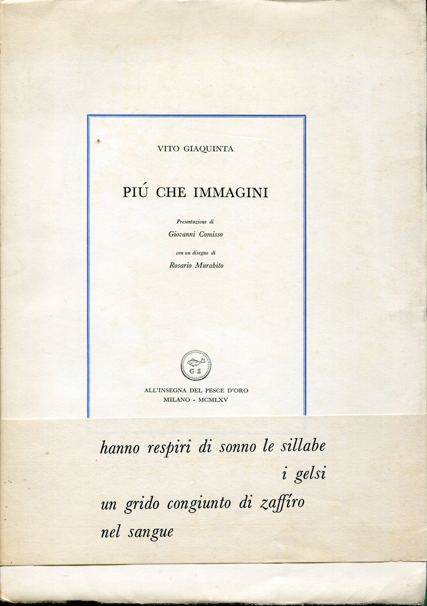 Più che immagini, Ed. di 500 esemplari numerati
