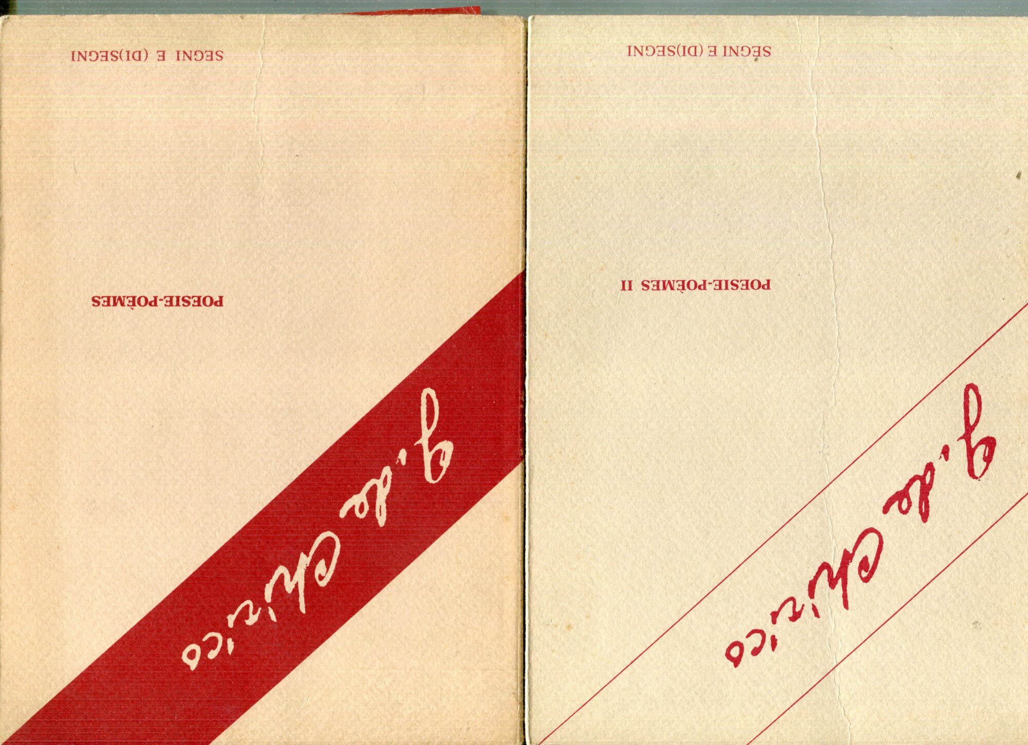 Poesie-poèmes, volume 1 e 2