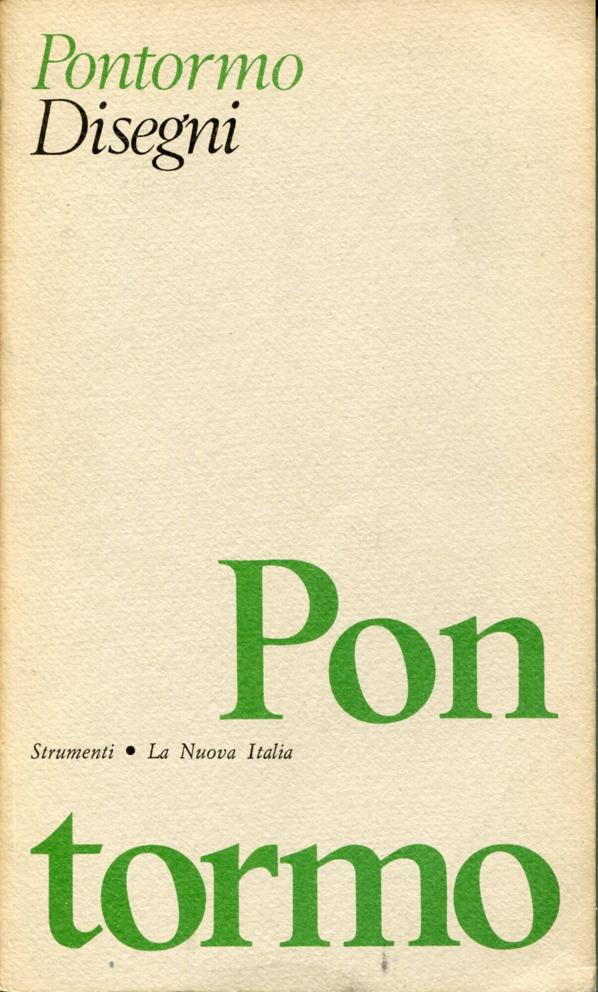 Pontormo : disegni. Ristampa anastatica