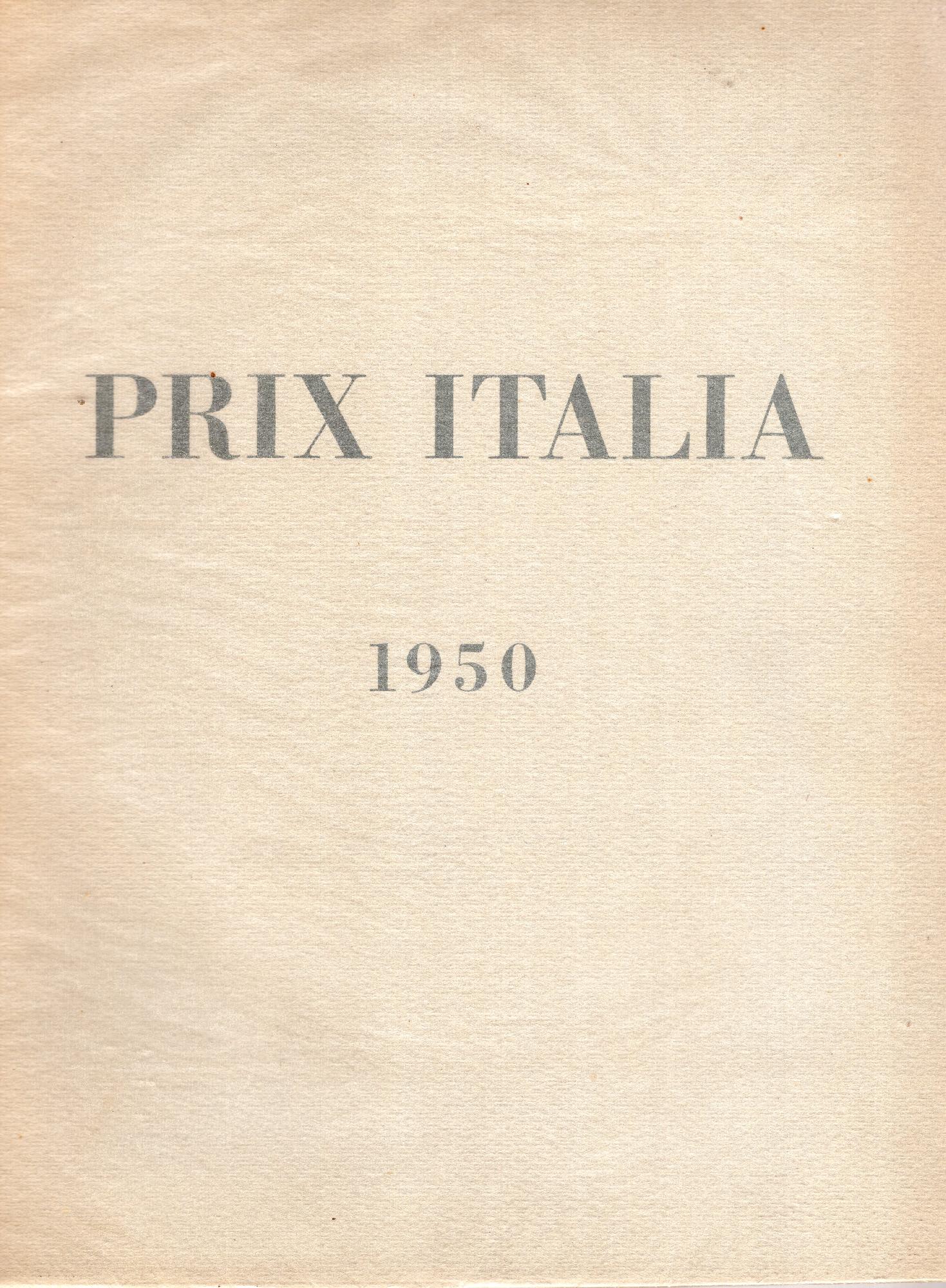 Prix Italia 1950