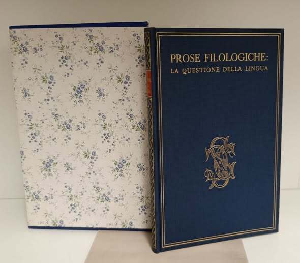 Prose filologiche : la questione della lingua. Riproduzione in facsimile …