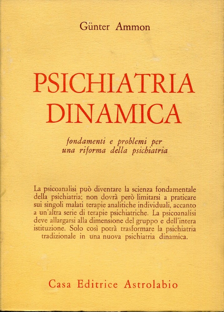 Psichiatria dinamica : fondamenti e problemi per una riforma della …
