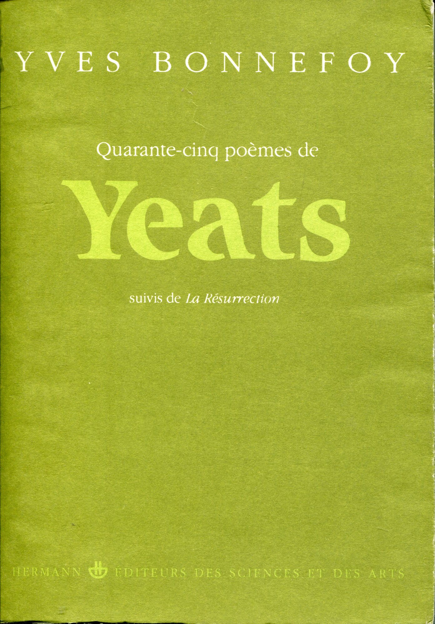 Quarante-cinq poèmes de W. B. Yeats