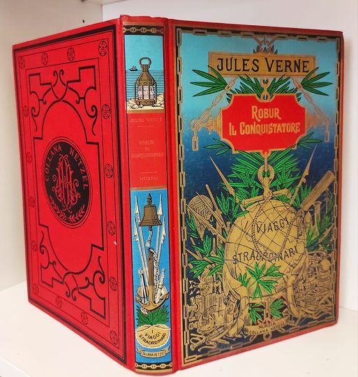 Robur il conquistatore illustrato da 45 disegni di Bennett