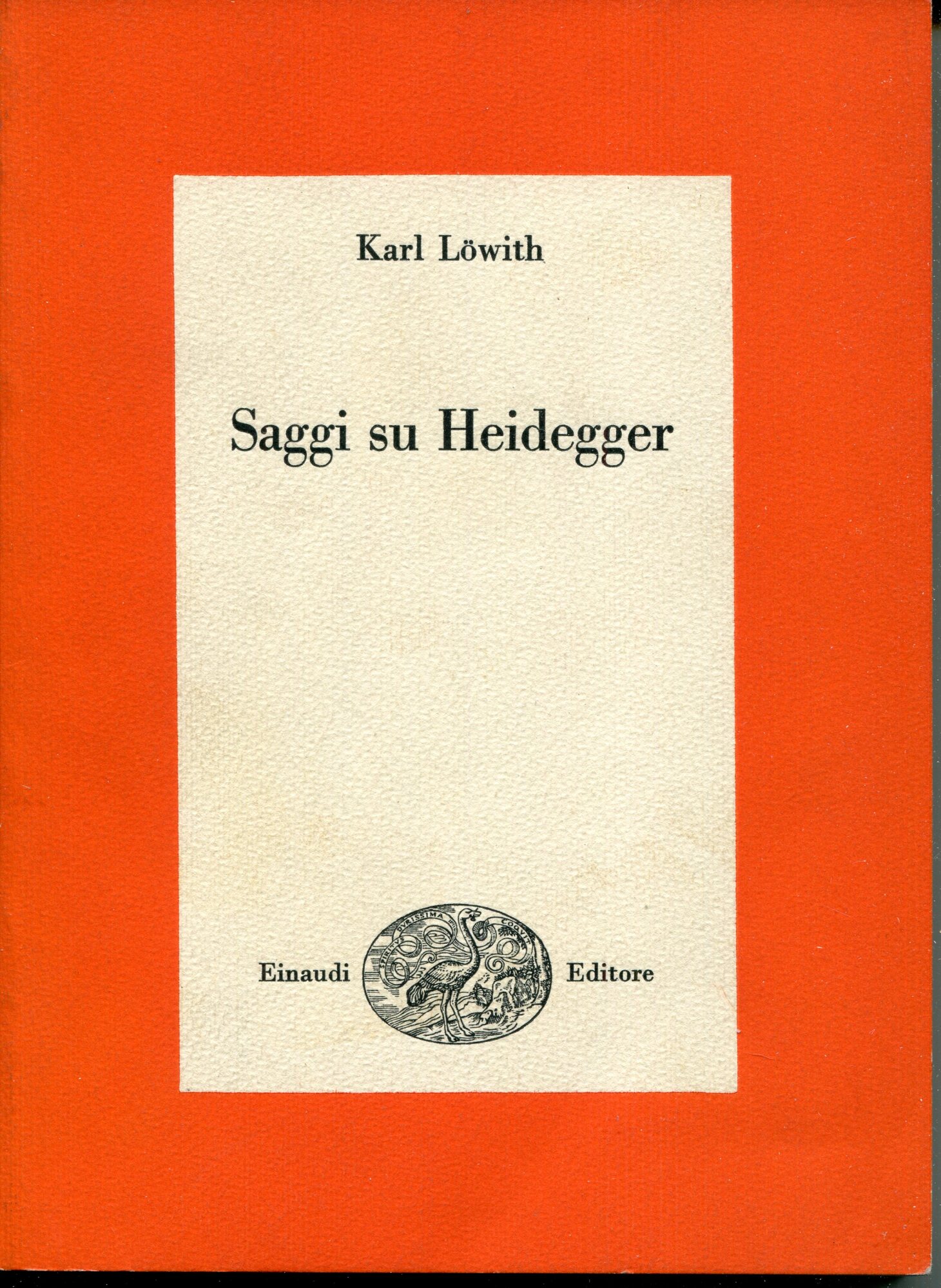 Saggi su Heidegger