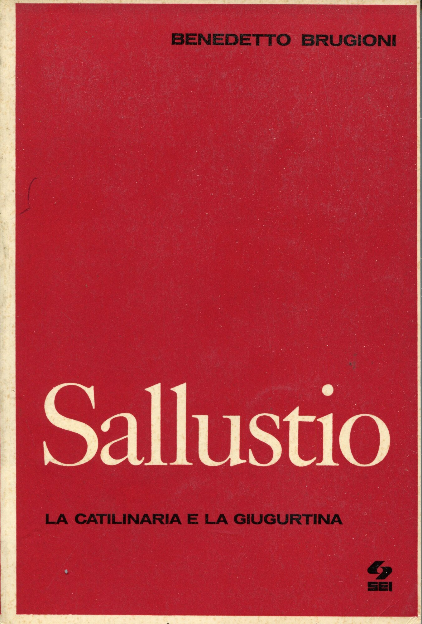 Sallustio : la catilinaria e la giugurtina