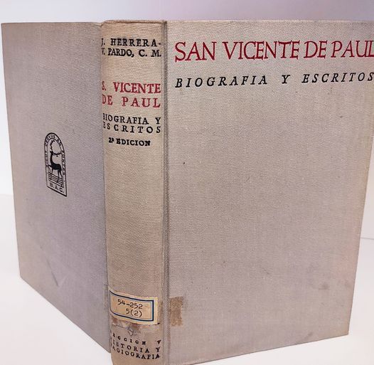 San Vicente de Paúl : biografia y selección de escritos