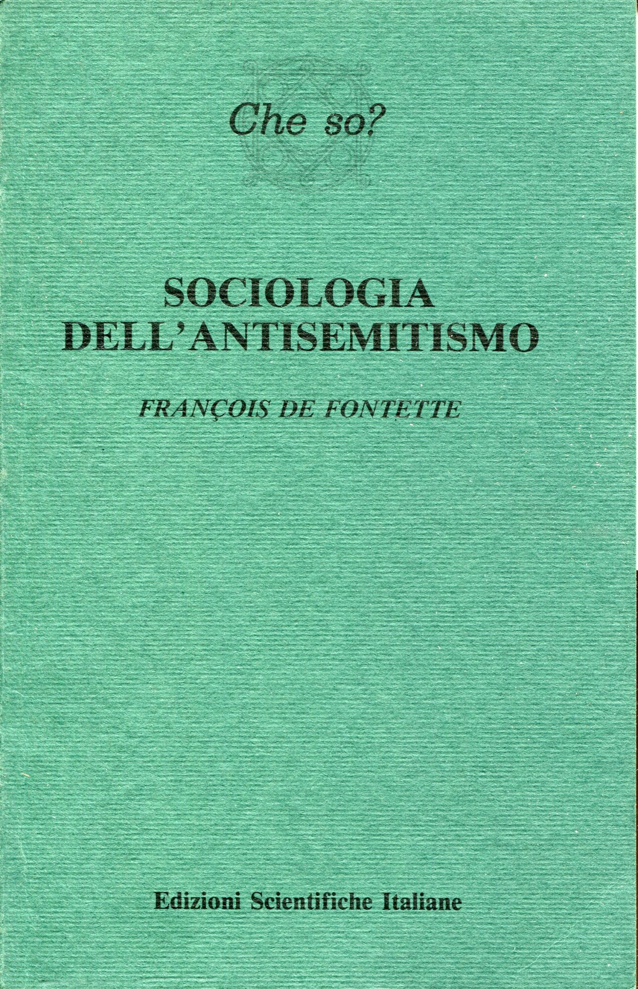 Sociologia dell'antisemitismo