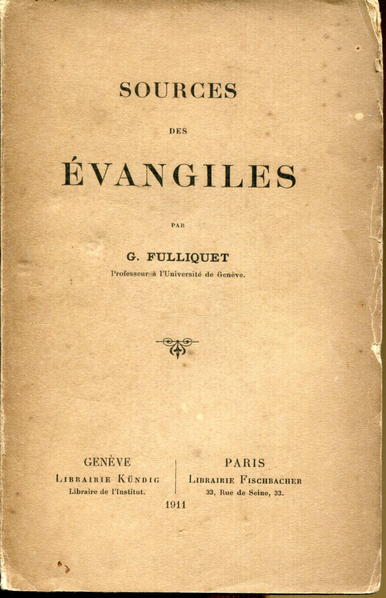 Sources des évangiles