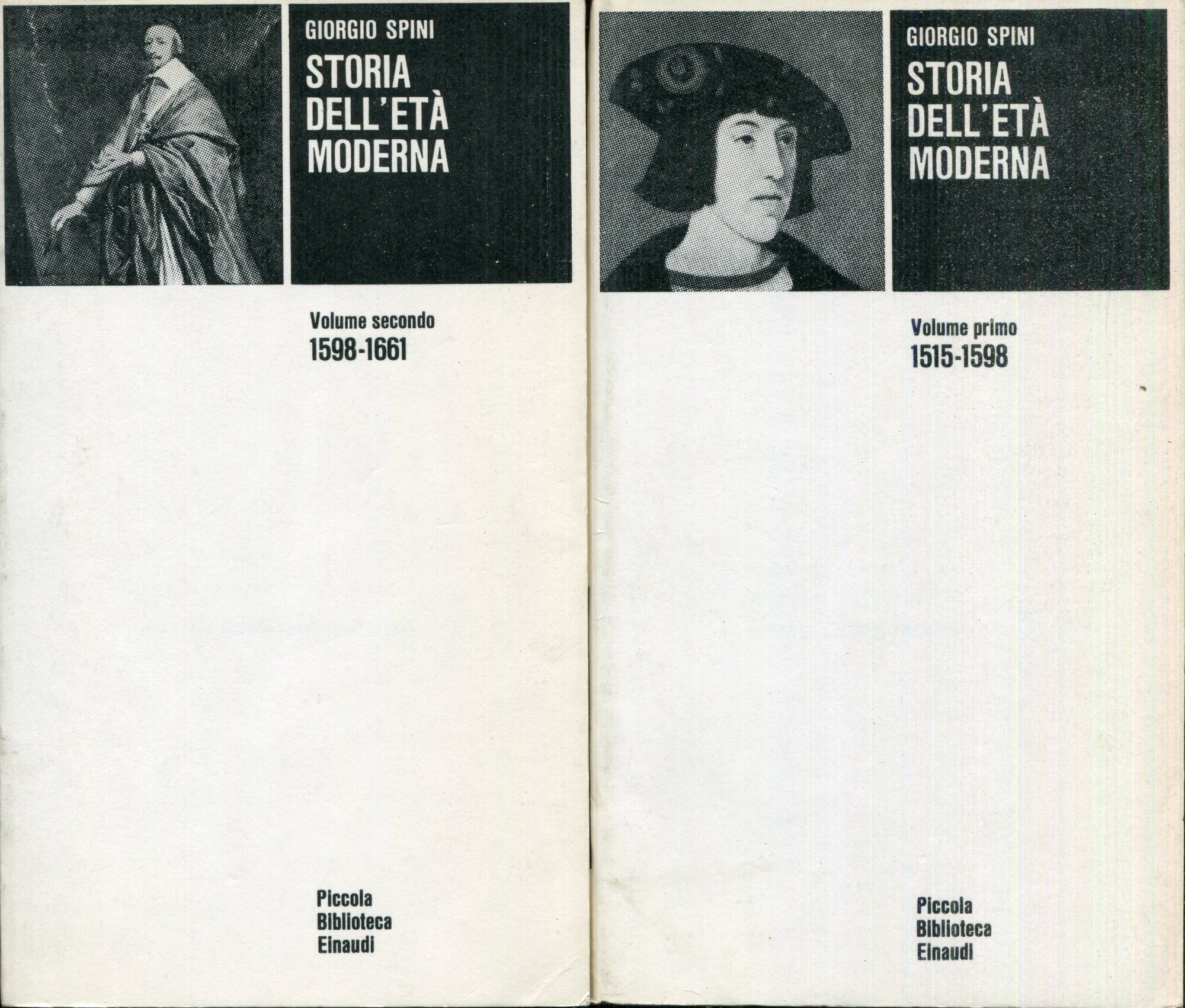 Storia dell'età moderna volumi primo (1515-1598) e secondo (1598-1661)