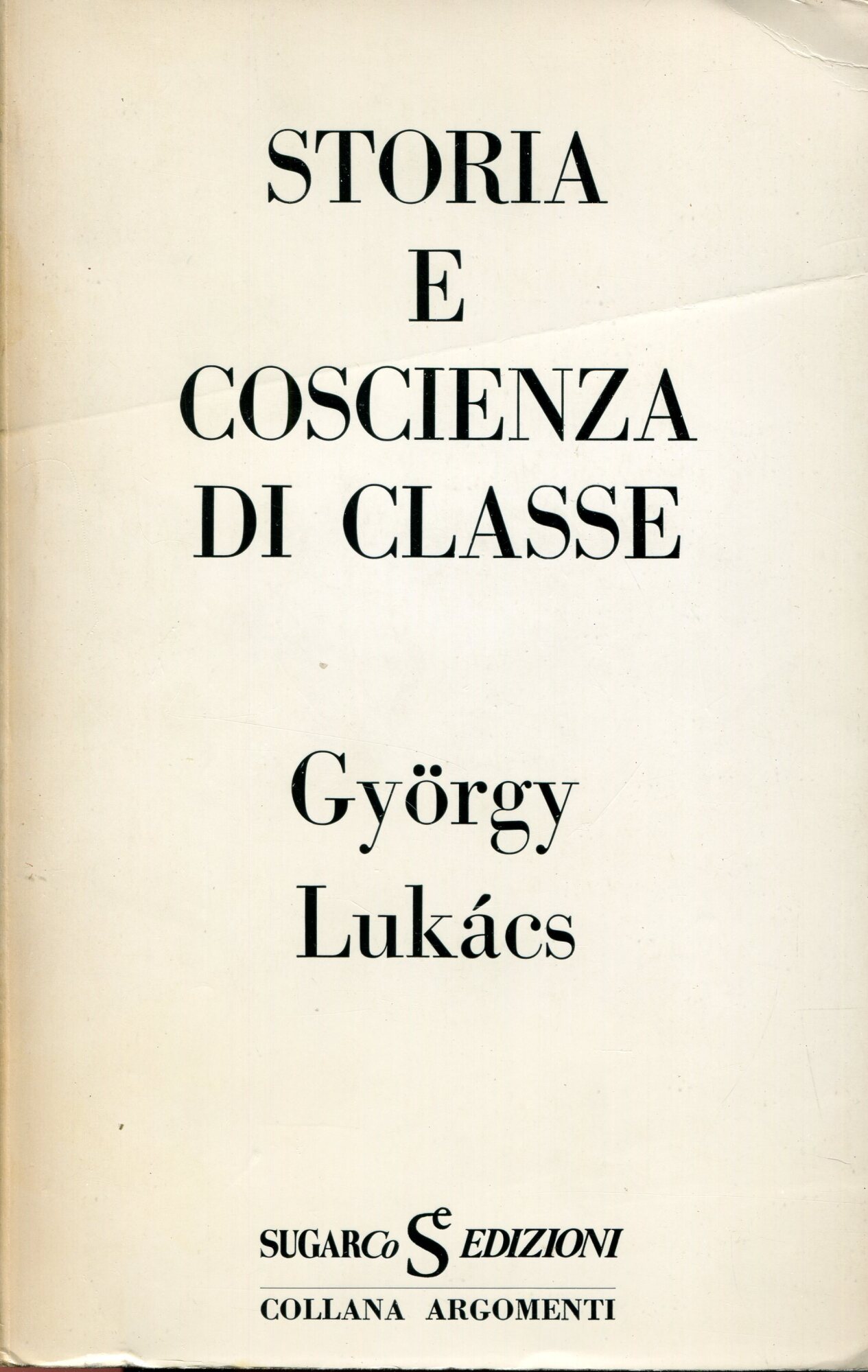 Storia e coscienza di classe