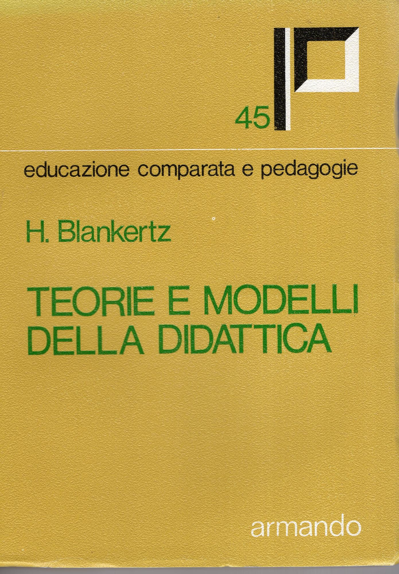 Teorie e modelli della didattica