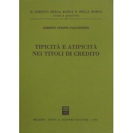 Tipicità e atipicità nei titoli di credito