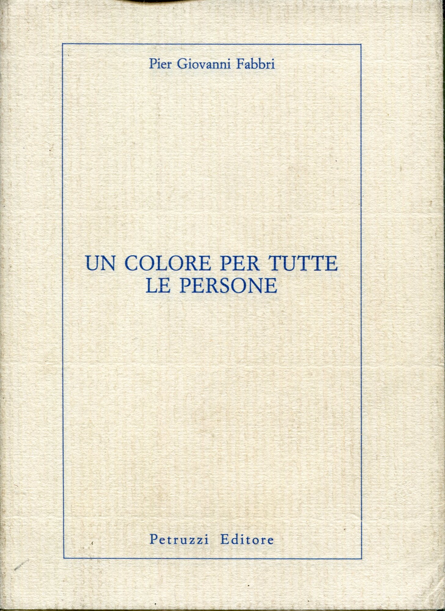 Un colore per tutte le persone