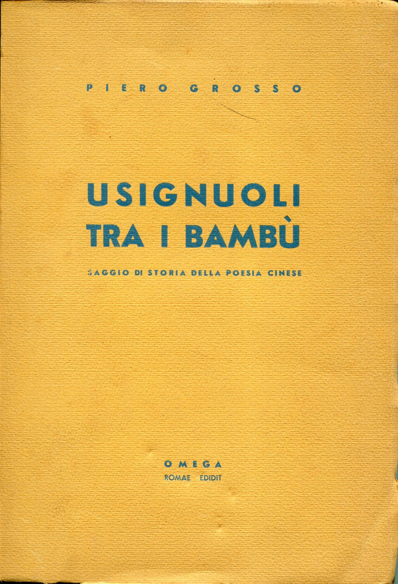 Usignuoli tra i bambù : saggio di storia della poesia …