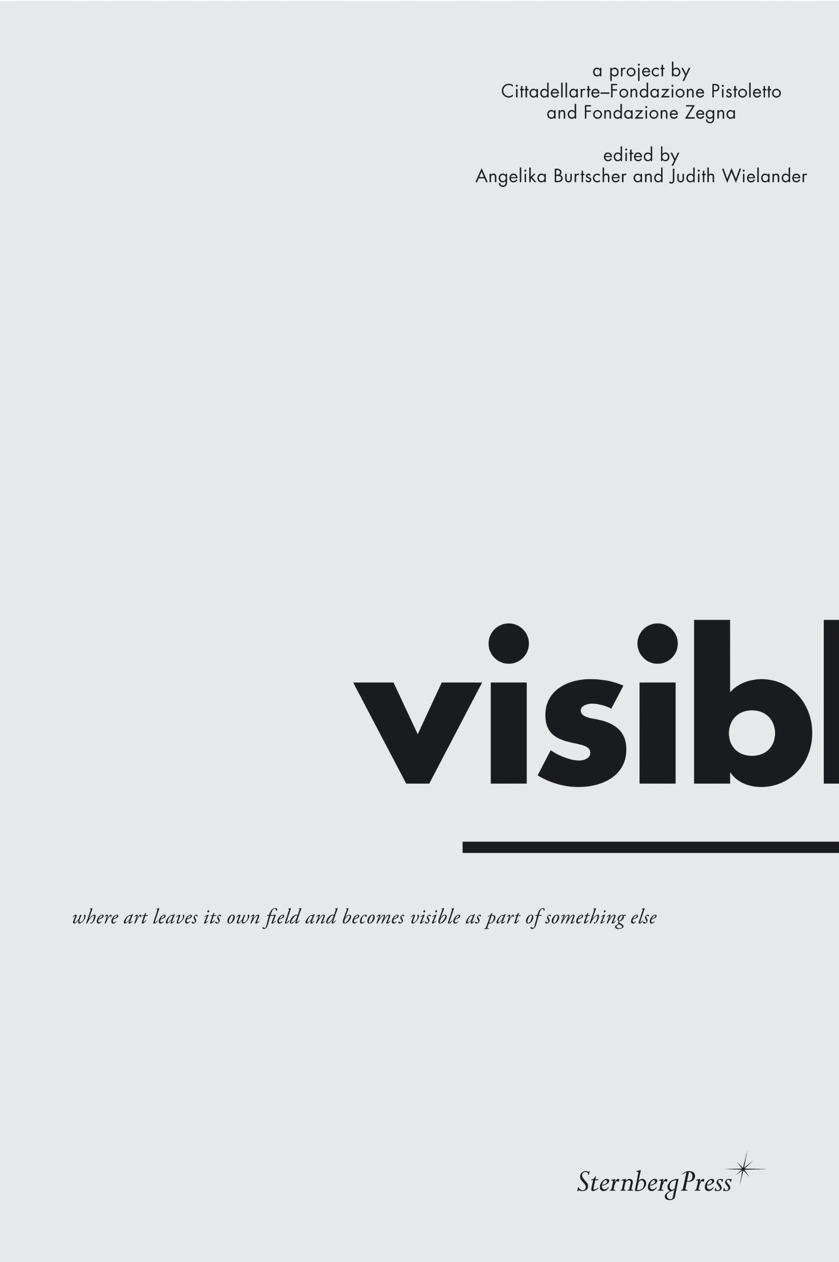 Visible: Where Art Leaves Its Own Field and Becomes Visible …