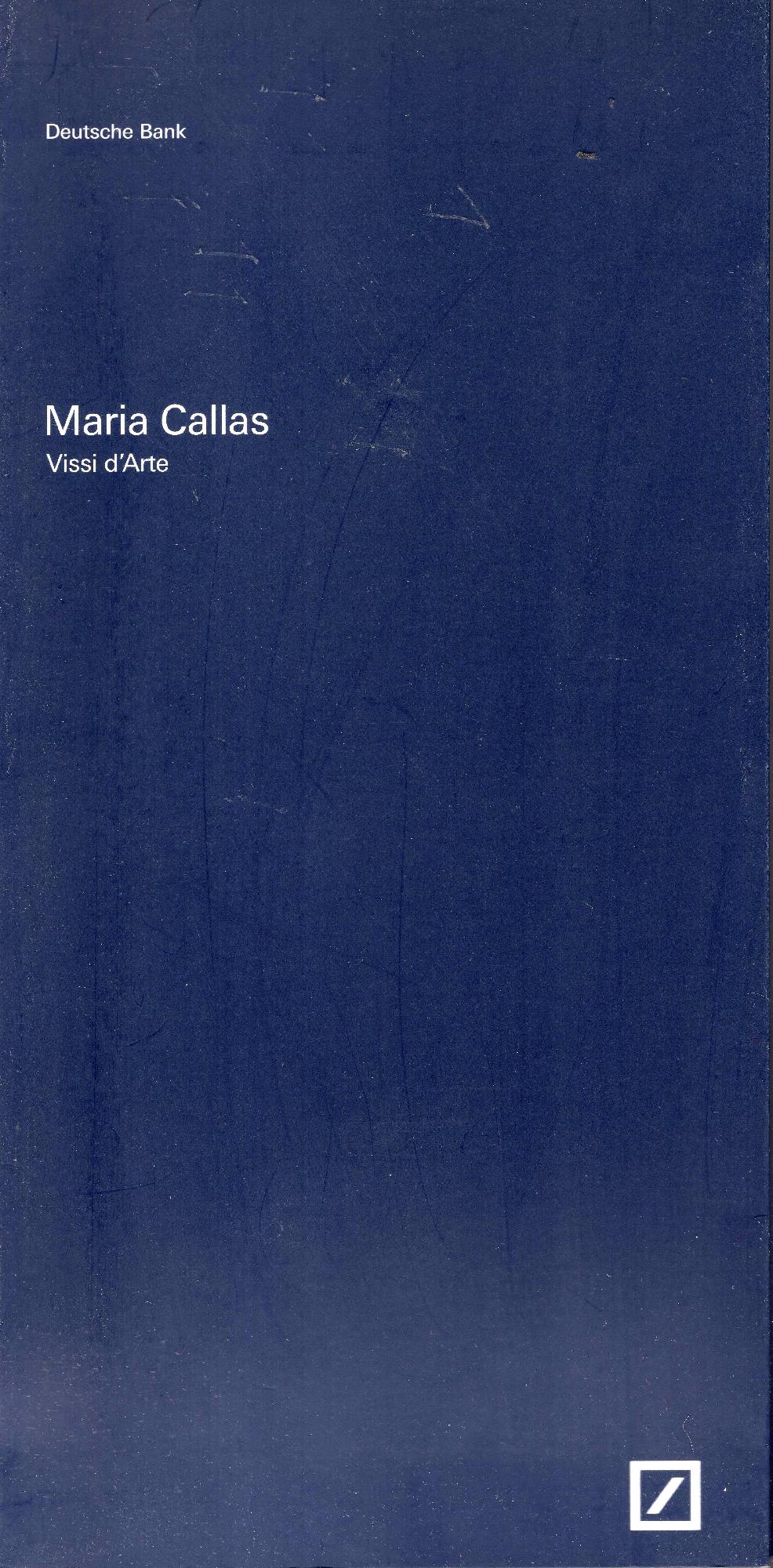 Vissi d'Arte. Testi di Philippe D'Averio e Eduardo Rescigno