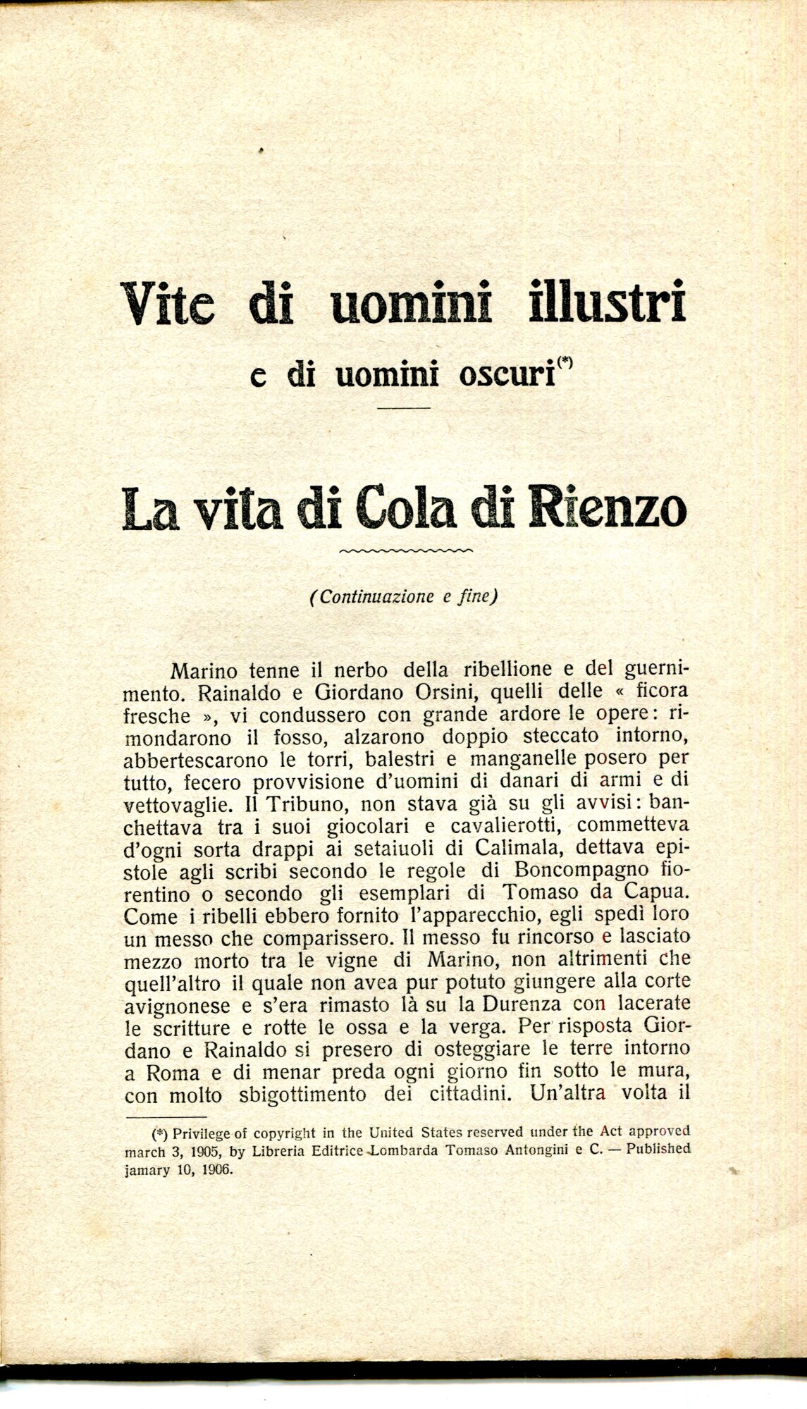Vite di uomini illustri e di uomini oscuri : la …