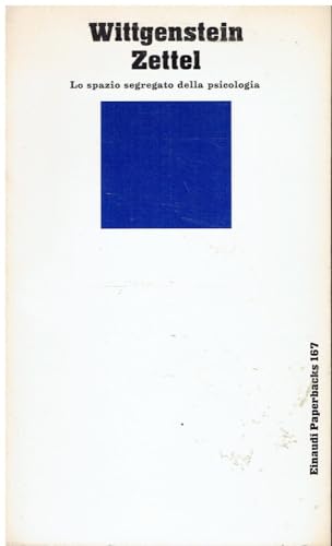 Zettel. Lo spazio segreto della psicologia