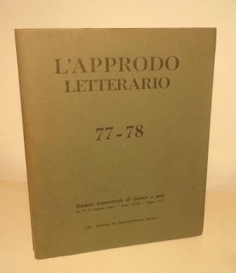 L'APPRODO LETTERARIO 77 - 78 GIUGNO 1977