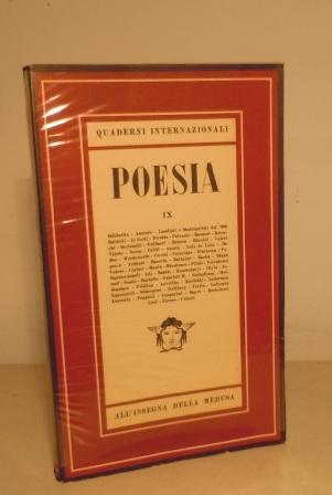 POESIA IX - QUADERNI INTERNAZIONALI