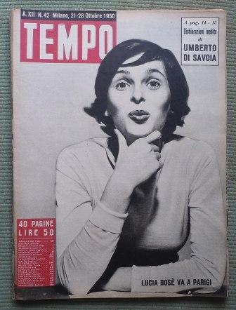 TEMPO - SETTIMANALE - ANNO XII - 1950 - NUMERI: …