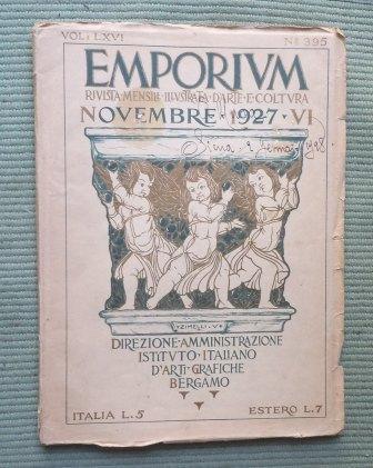 EMPORIUM - RIVISTA MENSILE ILLUSTRATA D'ARTE E DI CULTURA - …