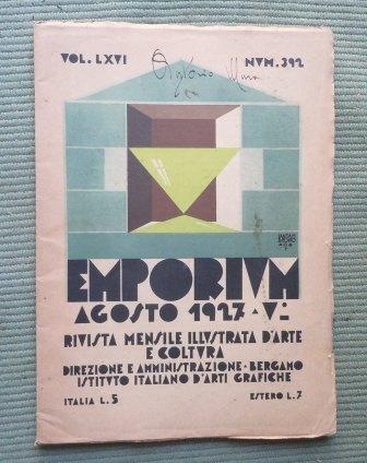 EMPORIUM - RIVISTA MENSILE ILLUSTRATA D'ARTE E DI CULTURA - …