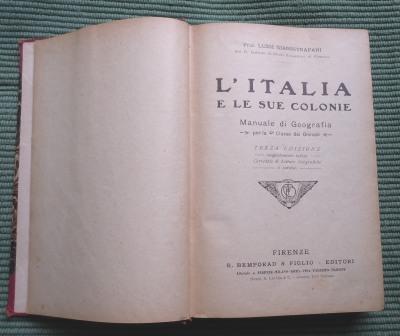 L'ITALIA E LE SUE COLONIE. MANUALE DI GEOGRAFIA PER LA …