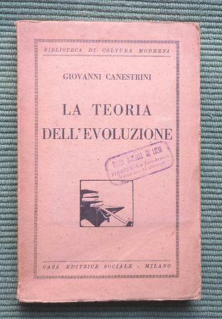 LA TEORIA DELL'EVOLUZIONE - ESPOSTA NEI SUOI FONDAMENTI, COME INTRODUZIONE …