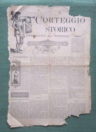 IL CORTEGGIO STORICO SPIEGATO AL POPOLO - RICORDO DELLE FESTE …