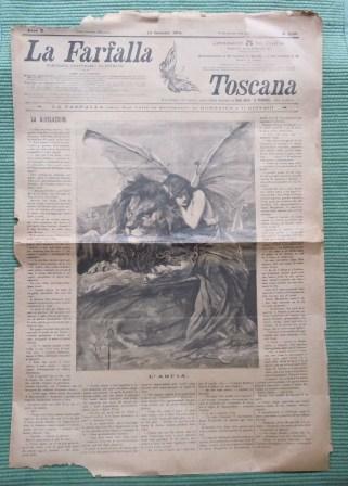 LA FARFALLA TOSCANA - PERIODICO LETTERARIO ILLUSTRATO - ANNO X …