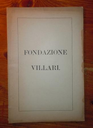 FONDAZIONE VILLARI