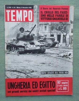 TEMPO - SETTIMANALE - ANNO - 1956