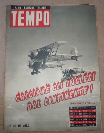 TEMPO - SETTIMANALE - ANNO - 1941 - NN. 98-105/ …