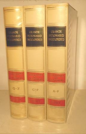 GRANDE DIZIONARIO ENCICLOPEDICO - DIZIONARIO DEI CAPOLAVORI - 3 VOLUMI