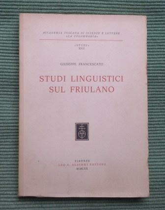 STUDI LINGUISTICI SUL FRIULANO