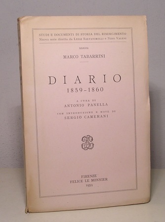 DIARIO 1859 - 1860 - A CURA DI ANTONIO PANELLA …