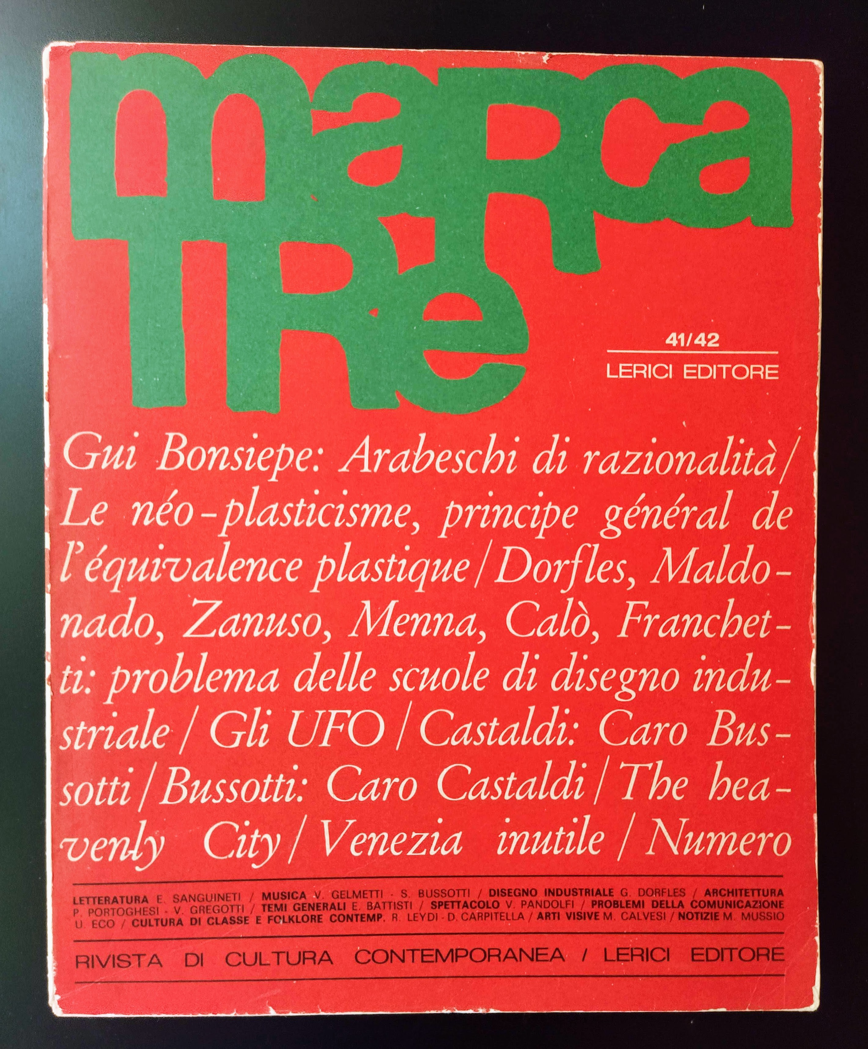 Marcatre. Notiziario di cultura contemporanea. 41/42.