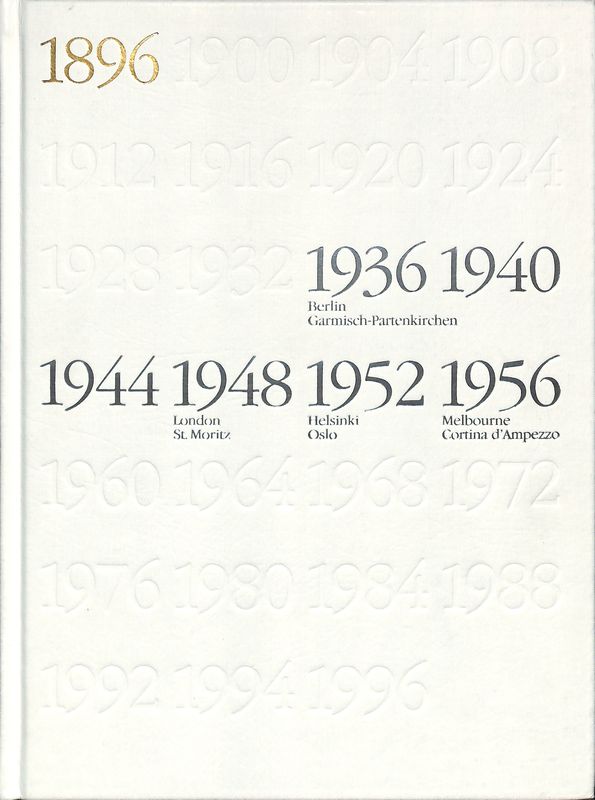 1896 - 1996. 100 anni olimpici dell'era moderna. 100 Years …