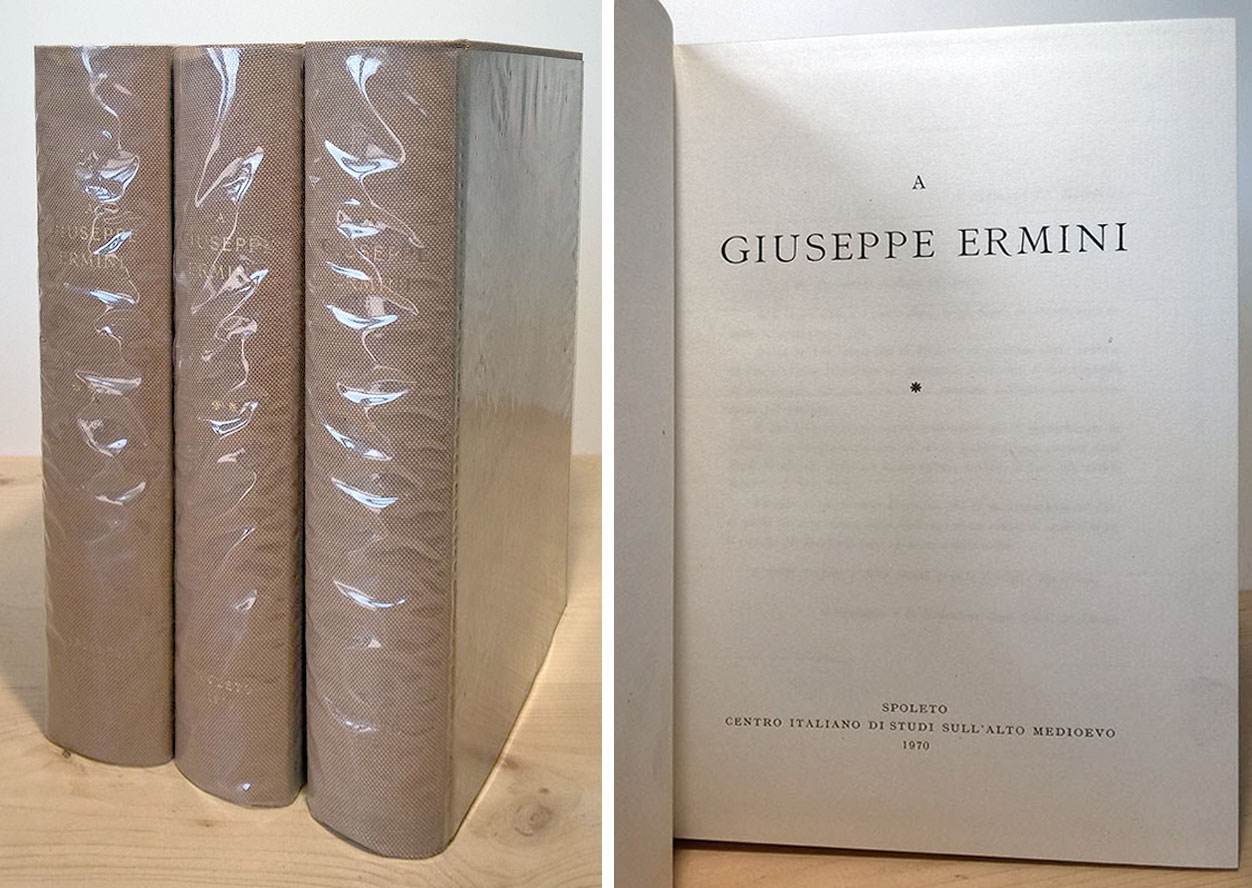 A Giuseppe Ermini. 3 volumi