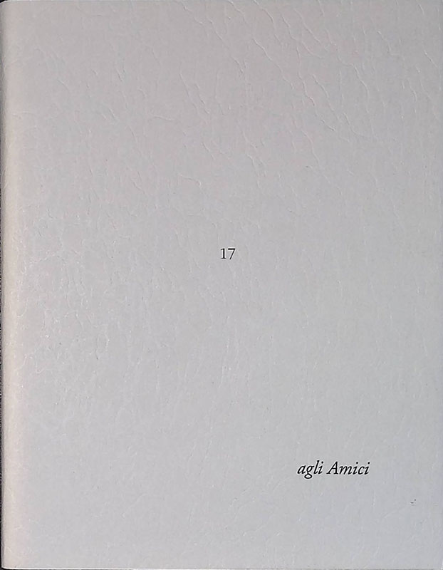 Agli Amici n.17. Lettera di Dino Carlesi. Lettera agli amici …