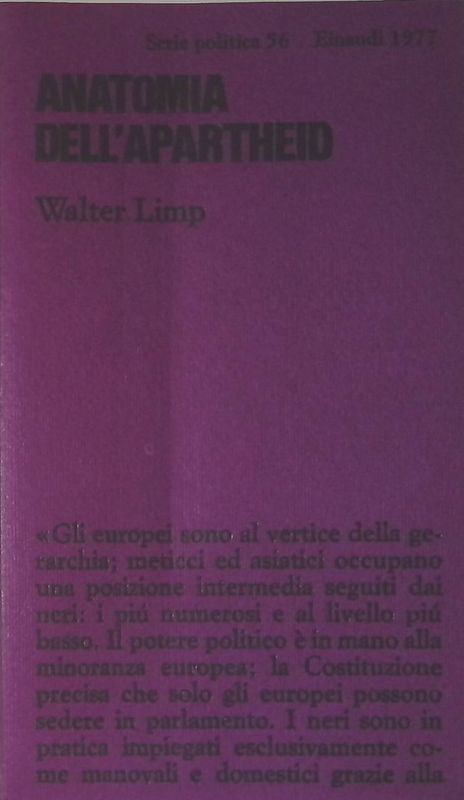 Anatomia dell'aparthed