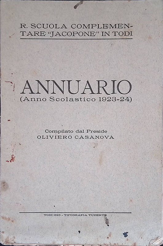 Annuario. Anno scolastico 1923-24