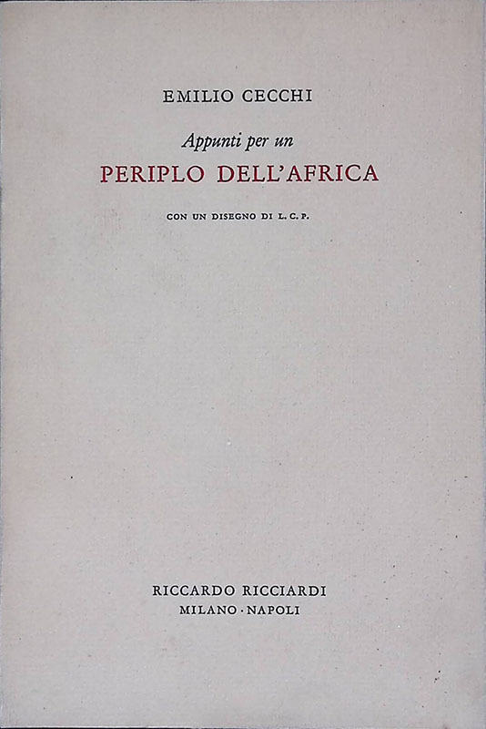 Appunti per un periplo dell'Africa