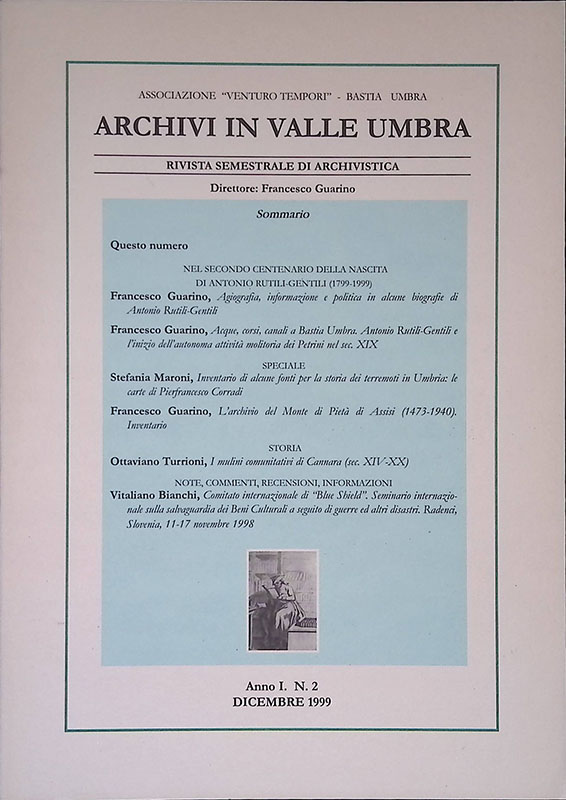 Archivi in Valle Umbra. Anno I. n. 2 dicembre 1999