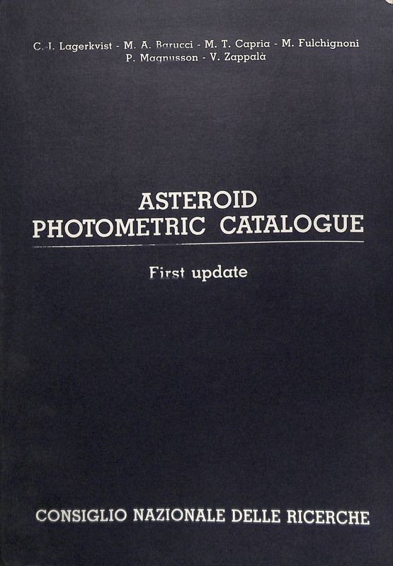 Asteroid photometric catalogue. First update