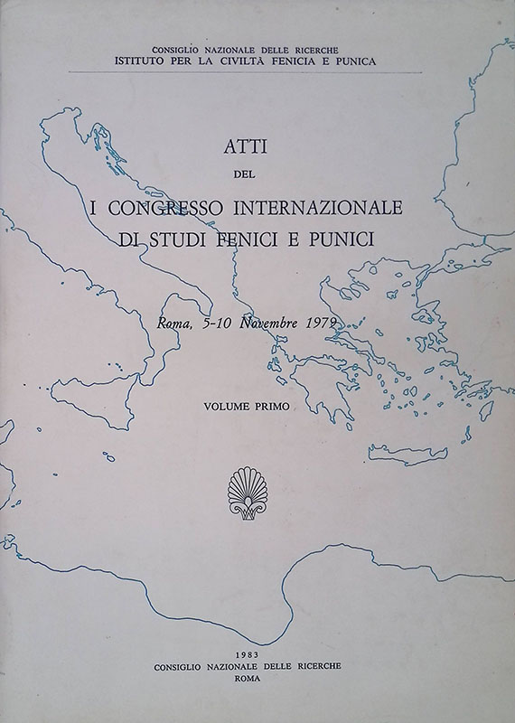 Atti del I Congresso Internazionale di Studi Fenici e Punici. …