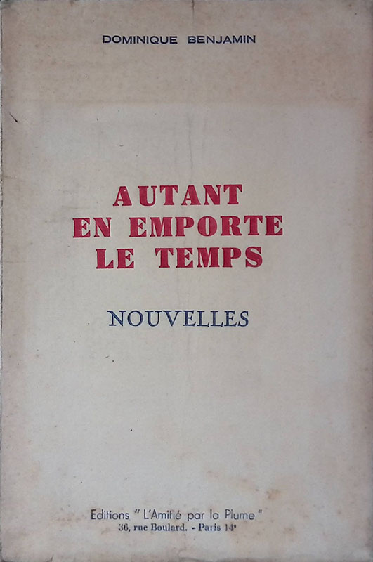 Autant en emporte le temps. Nouvelles