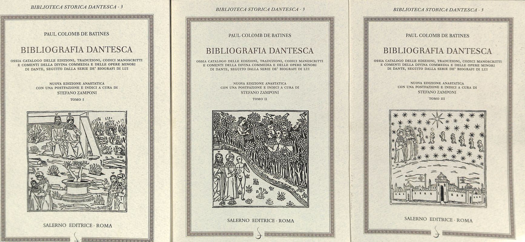 Bibliografia dantesca. (in tre volumi)